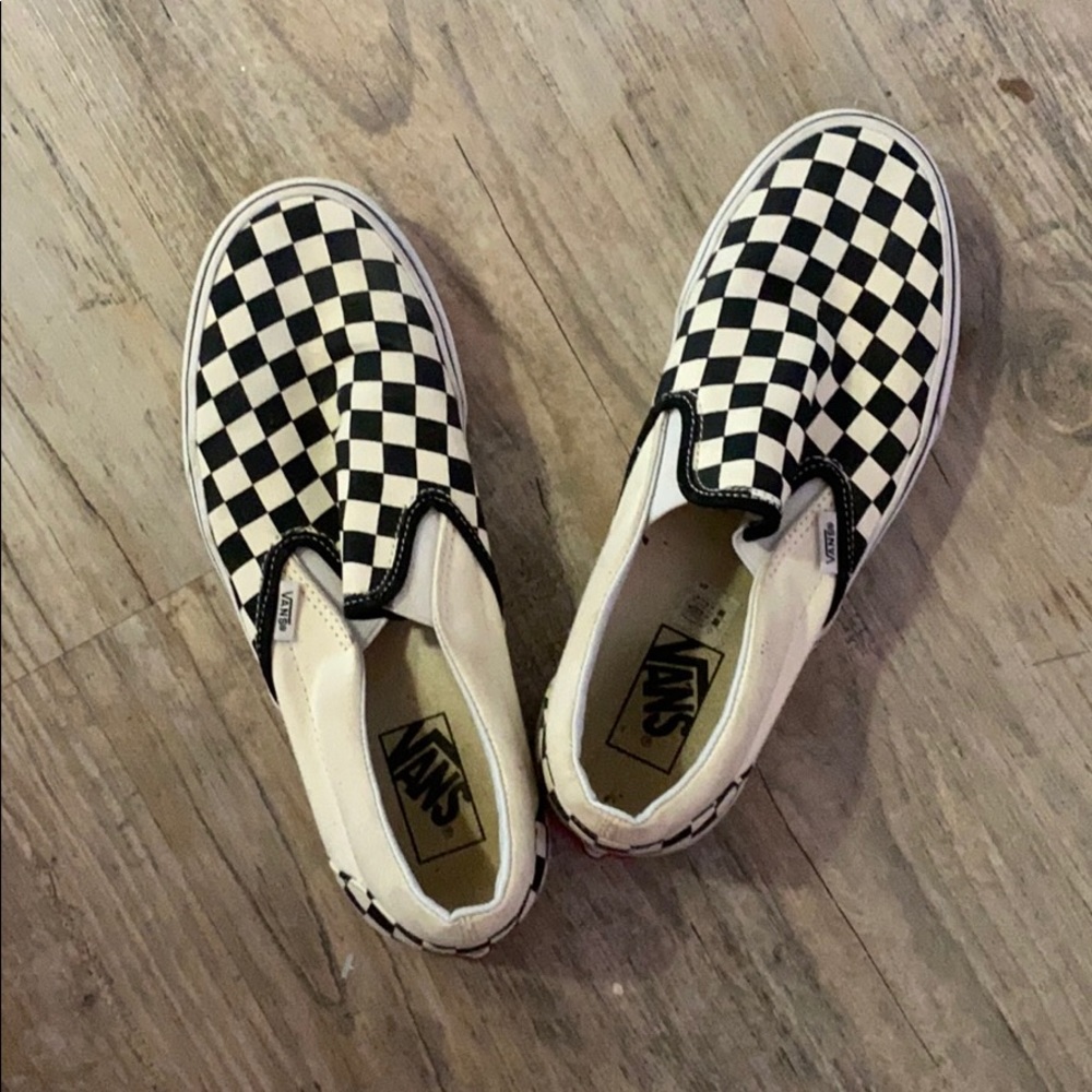 Checkered Vans
